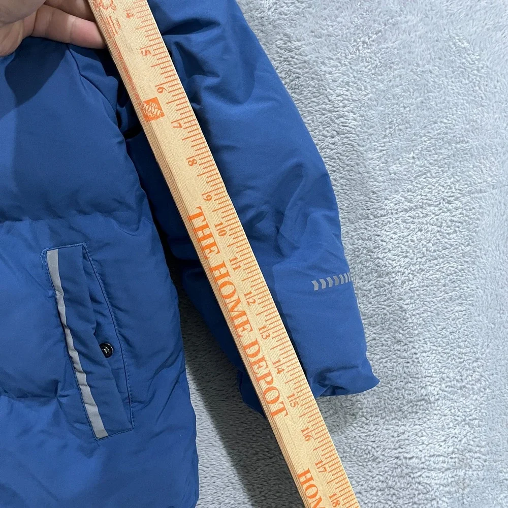 Bylesin Puffer Jacket Toddler 6 Blue Fleece Lined Insulated Hooded Full Zip